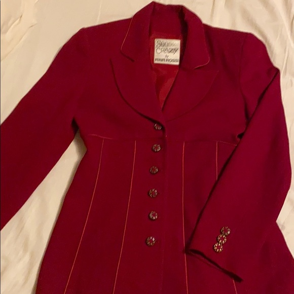Retro/Vintage Red Blazer - Picture 1 of 5